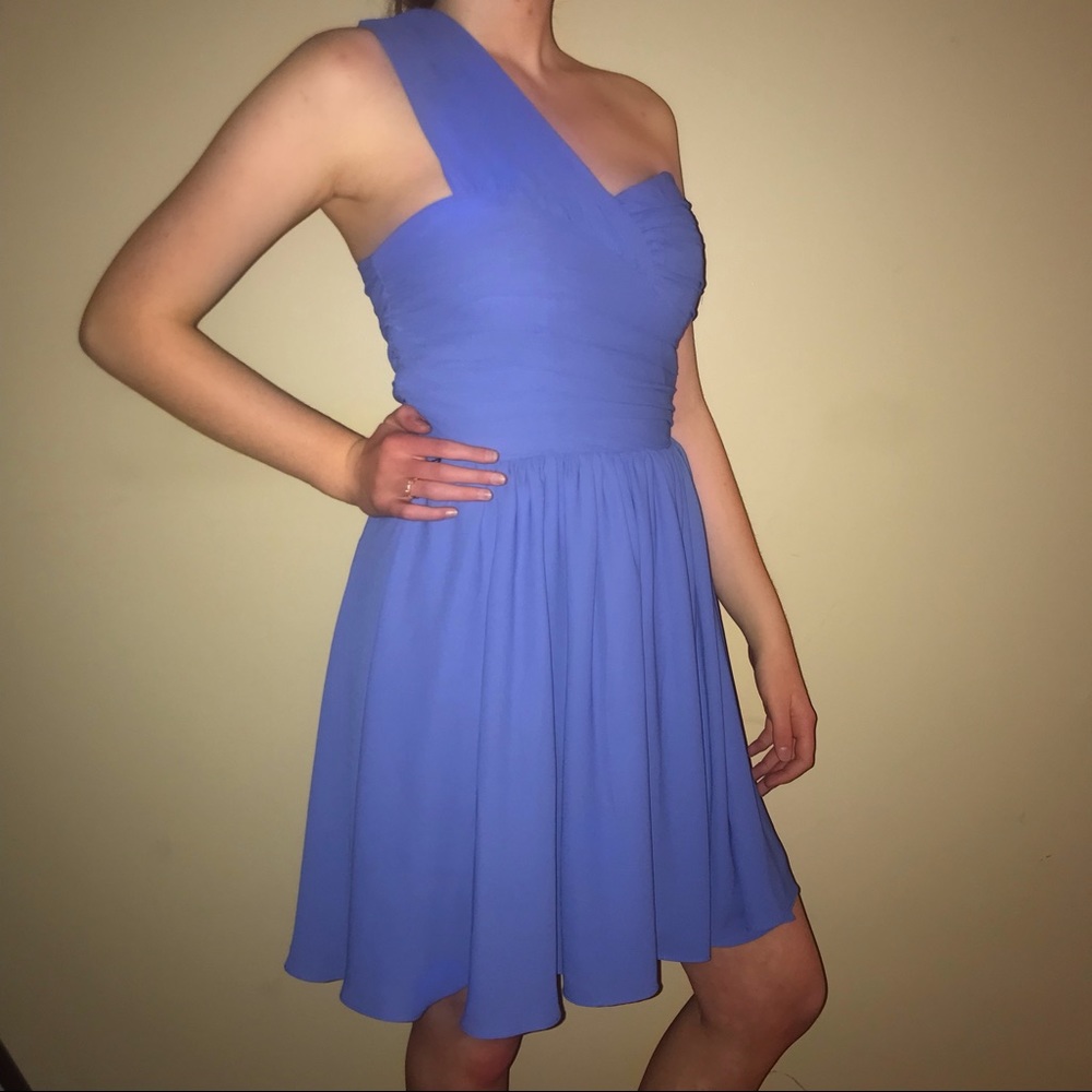 Express One Shoulder Cocktail Dress